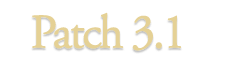 Patch 3.1