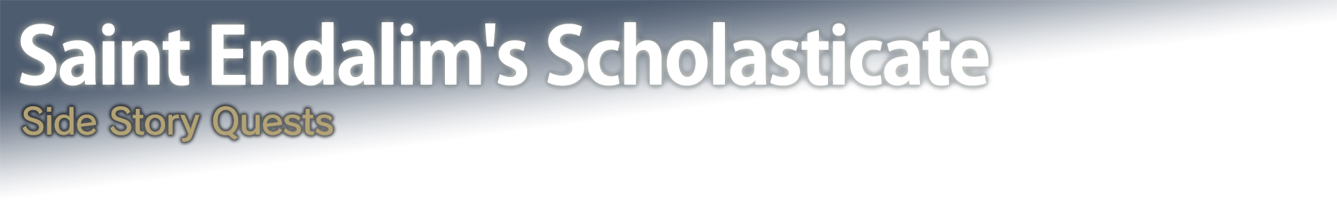 Saint Endalim's Scholasticate